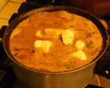 A picture of step 5 of Paneer Butter Masala.