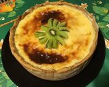 Une image de l'étape 12 de Flan pâtissier kiwis et vanille (pâte brisée épeautre et sarrasin).