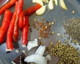 A picture of step 1 of Goan Potato and Ivy Gourd Vindaloo.