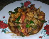 Foto langkah ke 6 dari resep Udang tempe cabe ijo saus tiram.