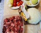 Húsos édeskáposzta gerslivel recept fázis 1 fotója