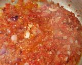 A picture of step 2 of Rice and Beans Jollof.