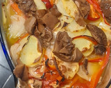 Foto del paso 4 de la receta: Lubina con rovellones al horno (Sin sal)