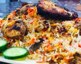 A picture of step 4 of Fish tikka biryani.