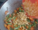 Foto langkah ke 10 dari resep 2. Tumis Pelangi (Wortel, Buncis & Jagung Manis).