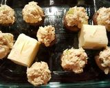A picture of step 15 of Taisen's crab stuffed mushrooms.