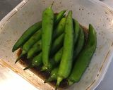 Une image de l'étape 4 de Piments verts au balsamique,olive et citron.