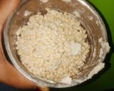 A picture of step 1 of Dahi Wada(urad daal ke wade).