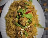 A picture of step 10 of Arabic Lamb Kabsa.