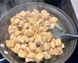 A picture of step 5 of Cajun Chicken Alfredo.