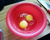 A picture of step 5 of Spanish Omelette (made by Indian).