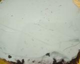 A picture of step 4 of Independance day Cake.