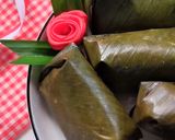 Foto langkah ke 9 dari resep Lemper isi ayam Merah Putih (1249).