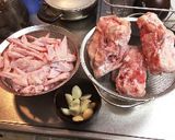 A picture of step 1 of Rich Chicken Paitan Niboshi Ramen.