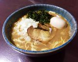 A picture of step 16 of Rich Chicken Paitan Niboshi Ramen.