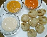A picture of step 12 of Veg momos.
