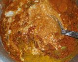 A picture of step 2 of Badami chicken qorma.