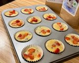 🍓🍓🍓Gluténmentes epres muffin🧁🧁🧁 – cukros karamellréteggel🍭🍬🍓🧁 recept fázis 2 fotója