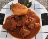 A picture of step 9 of Turkey curry.