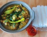 Hình bước làm 5 của món GÀ nấu xáo Nghệ An