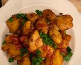 A picture of step 1 of Idli manchurian.