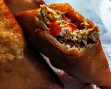 Foto del paso 4 de la receta: CRUJIENTES DE Pan Árabe Integral, rellenos de Atún...!😋