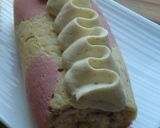 Une image de l'étape 6 de Roulé framboise vanille.