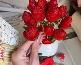 عکس مرحله 1 از دستور باگرکیک ،کوکی ،دیزاین توتفرنگی