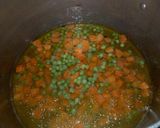 A picture of step 2 of Fried rice with Irish &meat sauce.
