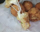 A picture of step 8 of Potatoes cheese balls 😋😋😋.