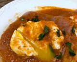 A picture of step 4 of Sonoran-Style Poached Ranch Eggs.