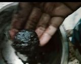 A picture of step 2 of Chocolate coconut laddu.