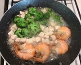 Foto langkah ke 10 dari resep Makanan AnakSup Udang Brokoli Tahu.
