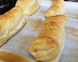 Foto del paso 5 de la receta: Hojaldre de choco negro y crema de cacahuete (principiantes)