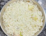 A picture of step 9 of Tricolour Rice.
