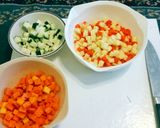 A picture of step 3 of Chicken and vegetable soup.