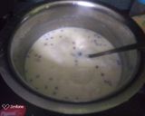 A picture of step 3 of Rice phirni.