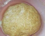 A picture of step 3 of Brown bread#theme challenge.