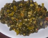 A picture of step 4 of Fry bhindi.