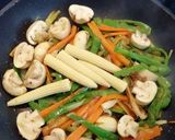 Foto del paso 5 de la receta Pollo en salsa Teriyaki con Noodles de Arroz