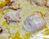 A picture of step 3 of Dahi Chicken.
