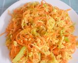 Hình bước làm 5 của món Su Su xào trứng
