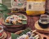 Foto langkah ke 10 dari resep Cenil Ubi Ungu -Labu Kuning.