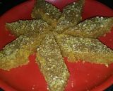 A picture of step 9 of Moong dal barfi.