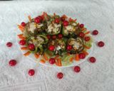 A picture of step 4 of Stuffed capsicum/ bell pepper.