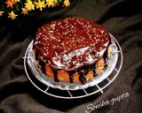 A picture of step 4 of Chocolate coffee cake.