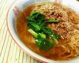 A picture of step 4 of Fresh Ramen Noodles ☆ Delicious Low-Calorie Tantanmen.