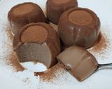 Foto langkah ke 4 dari resep Puding Roti Tawar Bertabur Coklat.