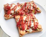 รูปขั้นตอนการทำที่ 5 ของ Bread Pizza Mexican Veggie