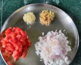 A picture of step 2 of Turai/Ridged Gourd and Chana Dal Curry.